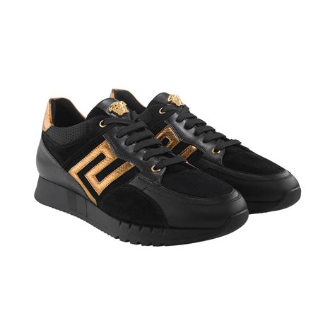 versace greek key runner sneakers|Versace sneakers white label.